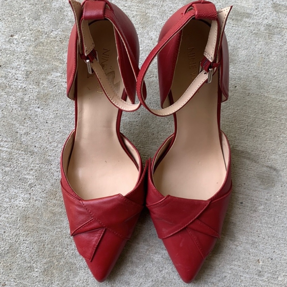 Nine West Red Women's Shoes Size 7M